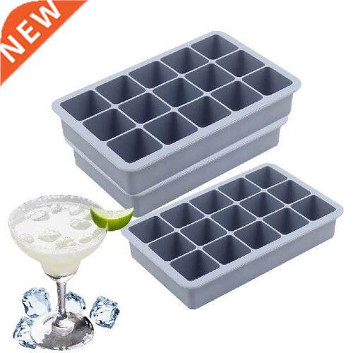 15 Big Grid Silicone Ice Cube Mold Ice Cube er Flexible