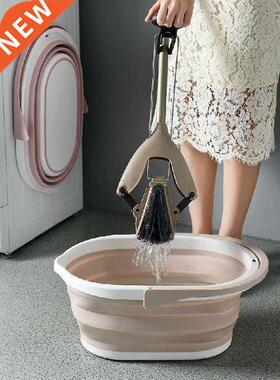 Household rectangular mop bucket creative collapsible water