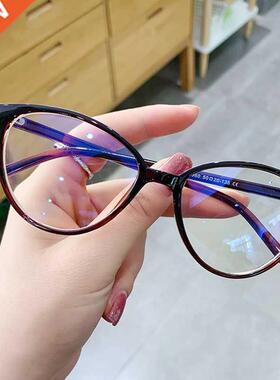 Anti Blue Light Glasses Women Vintage Transparent Cat Eye Co