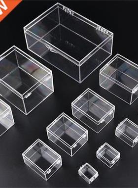 Transparent Plastc Storage Box Rectangular Collecton