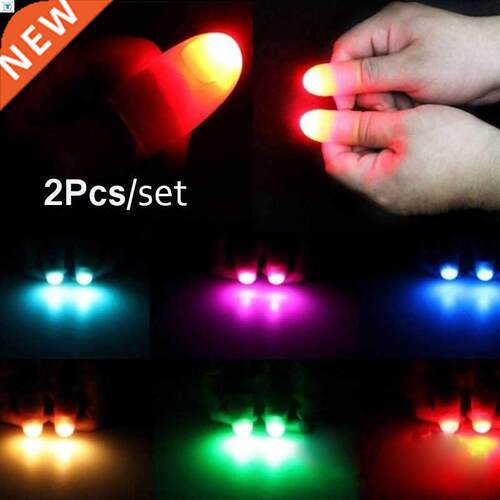 Finger light 1Pcs Magic Light Up Thumbs Fingers Trick
