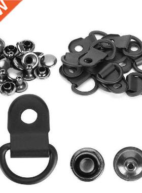 100 Sets 9x14mm oelace Hook Bags D Ring Eyelet Buckle