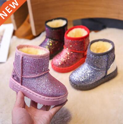Warm Kids Snow Boots For Children New Toddler Winter Princes