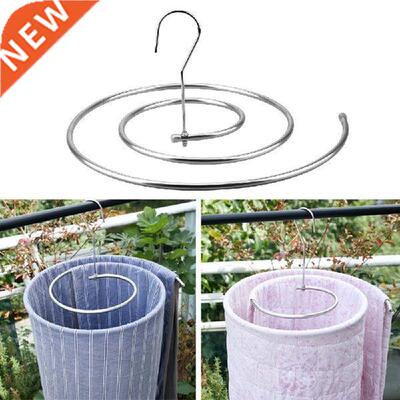 Stainless Steel Rotating Drying Rack Blanket Hanger Home