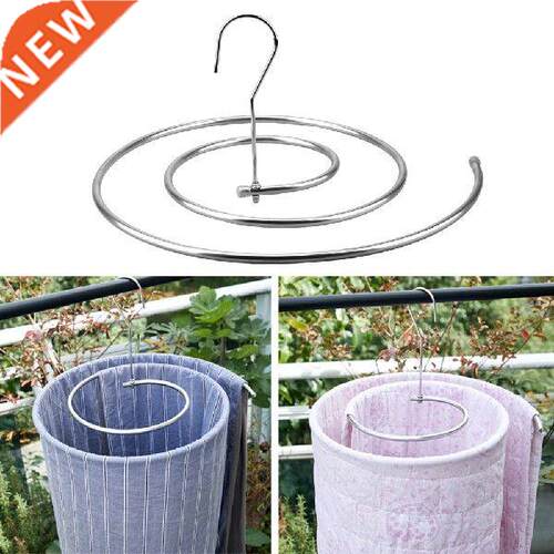 Stainless Steel Rotating Drying Rack Blanket Hanger Home