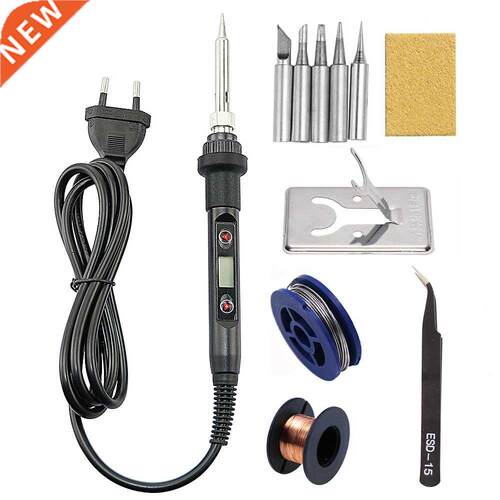 Adjustable Temperature Solder Iron 80W 220V / 110V LCD Elect