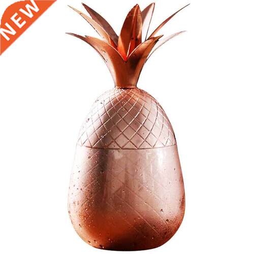 Pineapple Tumbler / Mug Stainless Steel Silver Rose Gd