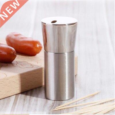 Home Toothpick Holder Stainless Steel Durable Retractable