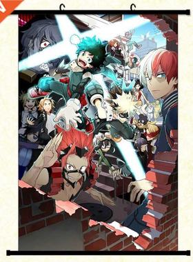 Japan Anime Boku No Hero Academia Scrl Painting Home Deco