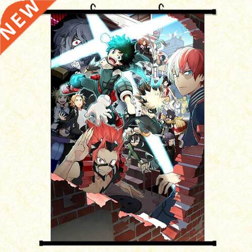 Japan Anime Boku No Hero Academia Scrl Painting Home Deco