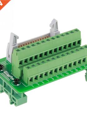 IDC26P DIN Rail 26Pin 5mm Mount Interface Module Male Connec
