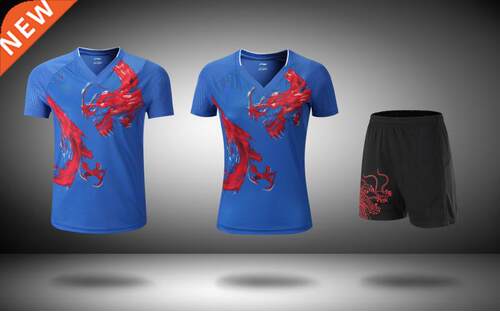 Table tennis sets tshirt Men women lovers Ping Pong wear Dry