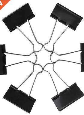 6pcs Metal Binder Clips Paper Clip 51mm Office Learning Supp