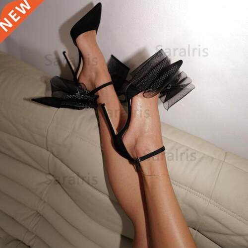 2022 New Fashion Spring Summer Slid Pumps High Thin Heels Bo