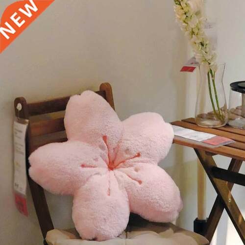 Ins Pink Cherry Petals Pillow Girl Bedroom Living Room Decor