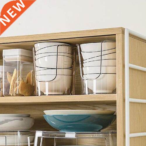 Cylinder Two Side Handle Kitchen Storage Bowl Dish Tray PET