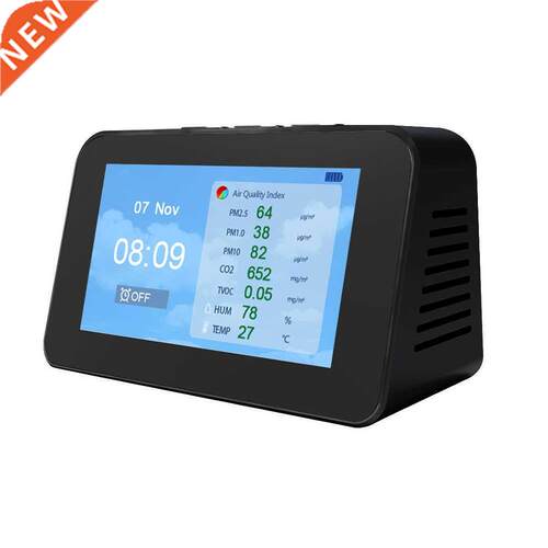 DM601 Multi function LCD Screen Air Quality Detector Co2 Te