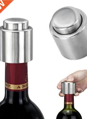 1PC Stainless Steel Wine Bottle Stopper Vacuum Red Wine Cove