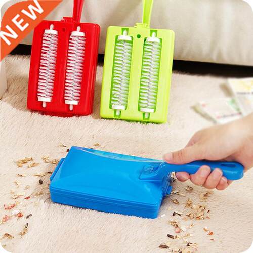Home Double Brush Head Cleaner Handheld Row Dust Brush Table