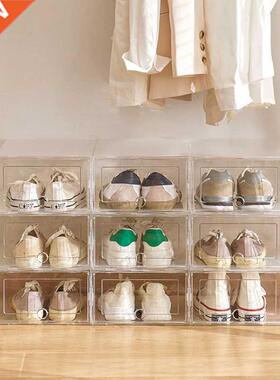 6pcs shoe cabinet High light transmission Transparent slippe