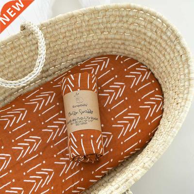 Kangobaby New 100% Cotton Newborn Muslin Swaddle Comfortable