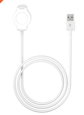 Charging Dock Charger Cradle for 2 Smartwatch (White)