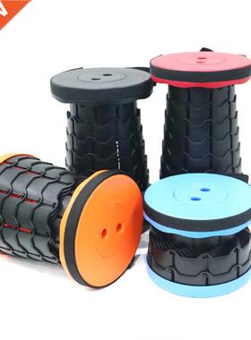 Retractable Foldng Stool for Campng Fshng Heght Adjusta