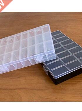 Practical 24 Grids Compartment Plastic Storage Box Jewelry
