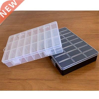 Practical 24 Grids Compartment Plastic Storage Box Jewelry