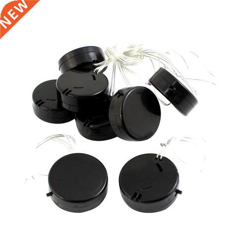 8Pcs Black Wire Lead 2xV CR202 Coin Cell Button Holder Cas