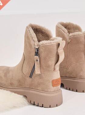 Snow Boots Women Winter 2021 New Plus Velvet Woman oes War