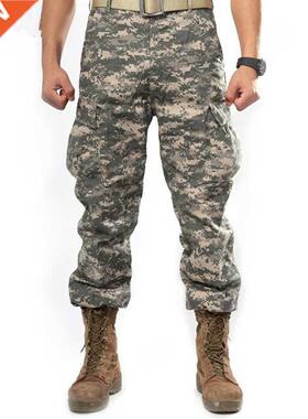 Men's Army Camouflage Cargo pants New Brand Trouser