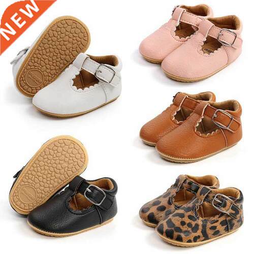 Summer PU Leather Leopard Baby Girls Shoes For Toddlers Casu