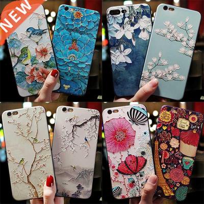 Relief Flower 3D Emboss Silicone Case For iPhone 13 12 11 Pr