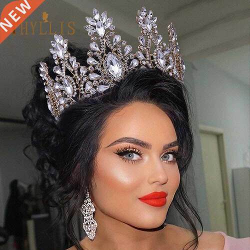 A121 Rhinestone Wedding Crown Crystal Bride Hair Accessories