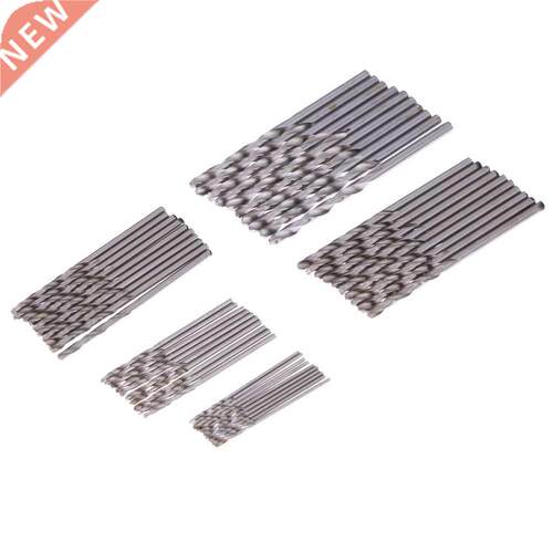 50 Pcs Speed Steel 1/1.5/2/2.5/3 mm Titanium Plated Twist Dr