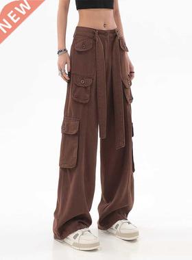 Hip Hop Baggy Y2K Cargo Pants Women Low Waist Sweatpant Trou