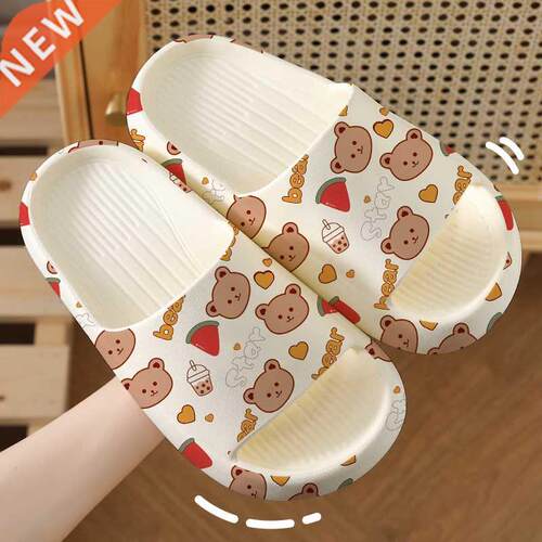Graffiti Women Slippers Summer Slide Cartoon Shoes EVA Outdo