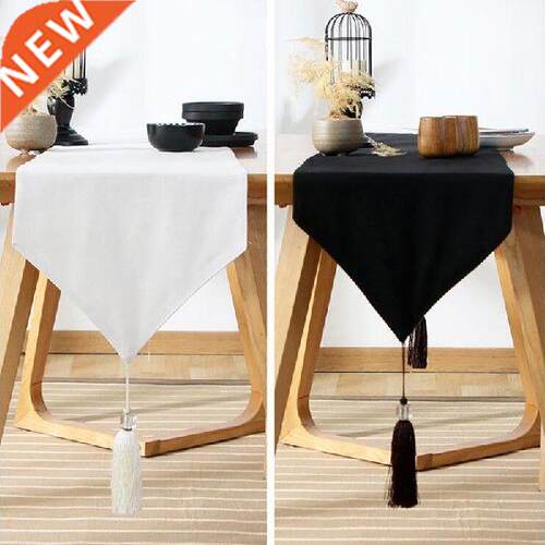 Solid Color Geometric Modern Luxury Table Runners Cloth
