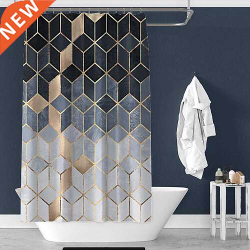digital printing waterproof polyester shower curtain bathroo