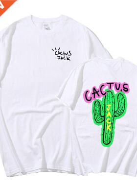 Travis Scott cactus jack luxury Men Cotton T Shirt Hip Hop M