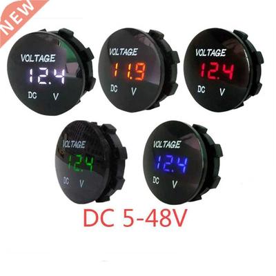 Mini Round Waterproof Motorboat Motorcycle DC5V-48V LED Pane