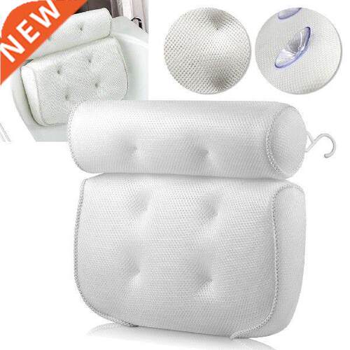 1 Pc Non-Slip Bathtub Spa Pillow 3D Mesh Bath Cushion Neck