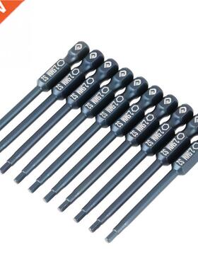 1 set 10pcs Hex Head Screwdriver Bit 1/4inch Shank 65mm Allo