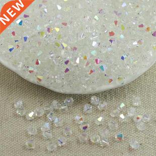 Wholesale 4MM 100pcs Austria Crystal Beads Spacer Glass Bead