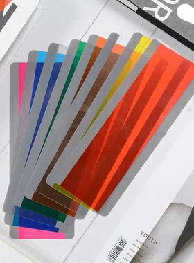 8 Pieces Large Size Guided Reading Strips Highlight Colored