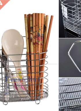 Metal Hanging Cutlery Holder Drainer Spoon Fork Chopsticks S