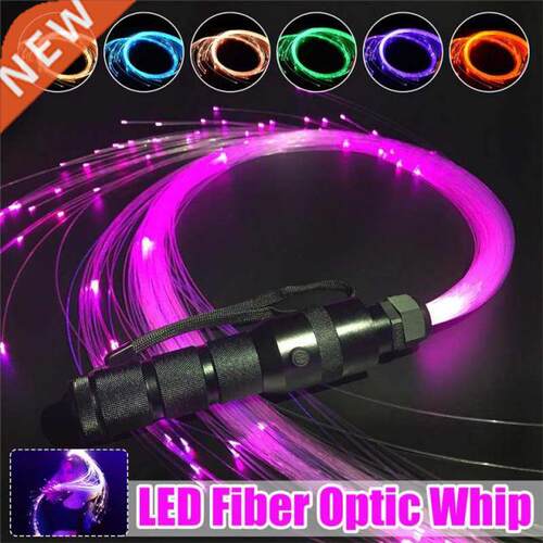 LED Fiber Optic Whip Dance Whip 60 Degree Multicolor Fiber