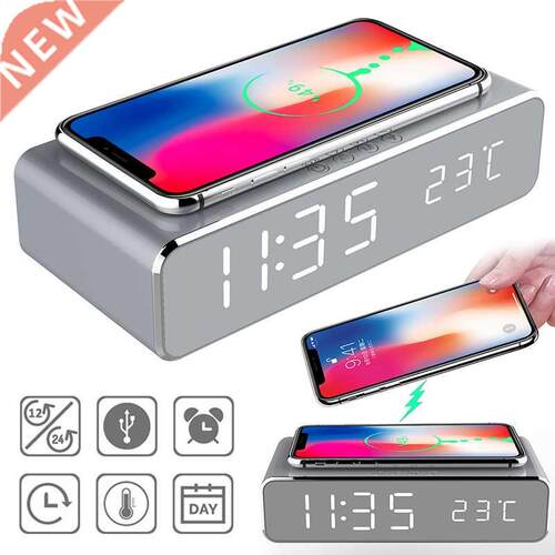 HD 2 In 1 Luminous Digital LED Desktop Alm Clock With Ther