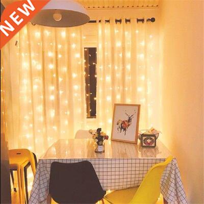 Led Curtain Light Usb With Remote Control 3x3 Meters 300